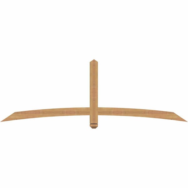 Ekena Millwork Bellingham Timber Gable Bracket, Western Red Cedar, 84"W x 28"H x 3 1/2"D x 3 1/2"F, 8/12 Pitch GBW084X28X0404BEL00SWR - main